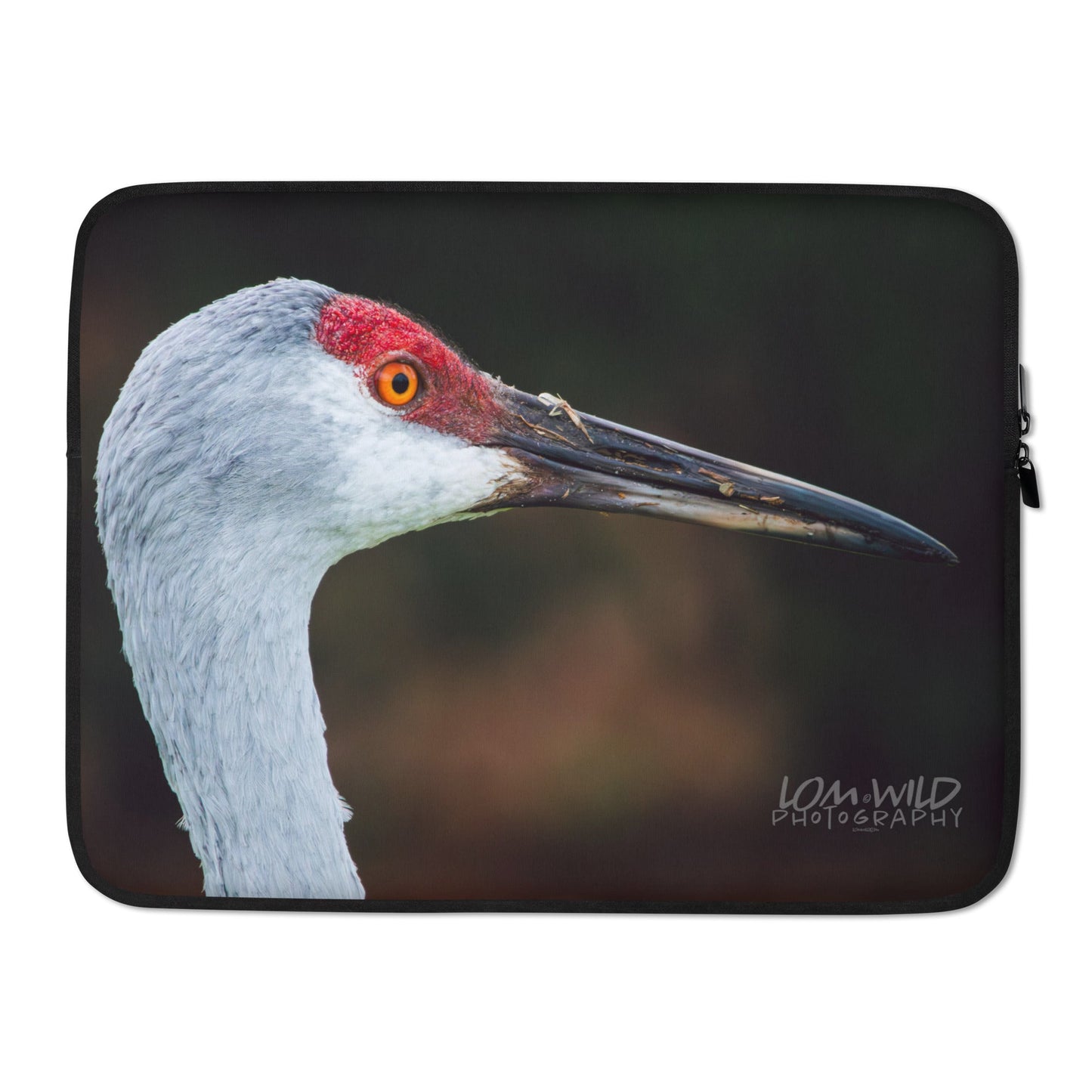 Sandhill Crane Laptop Sleeve – LOMWILD Wildlife Photography Collection - LOMWILD