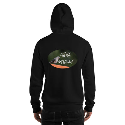 Get Off My Lawn! Mockingbird Hoodie – Unisex Wildlife Design by LOMWILD - LOMWILD