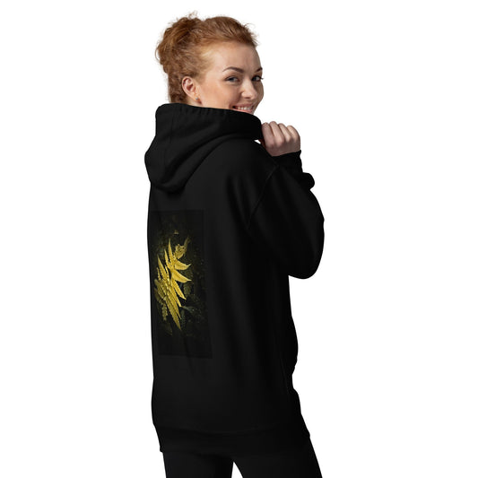 Golden Fern in the Shadows - Unisex Hoodie - LOMWILD