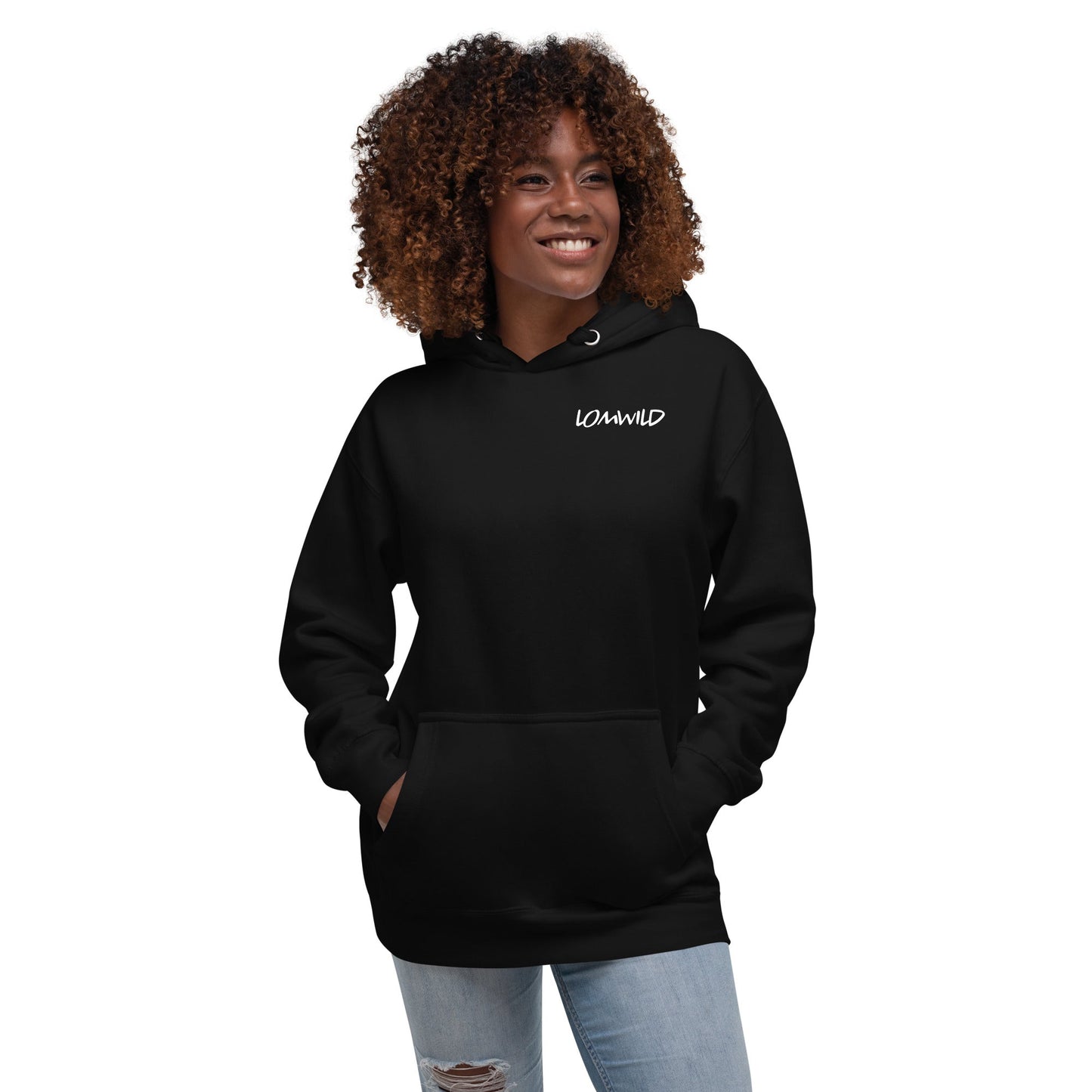 Golden Fern in the Shadows - Unisex Hoodie - LOMWILD